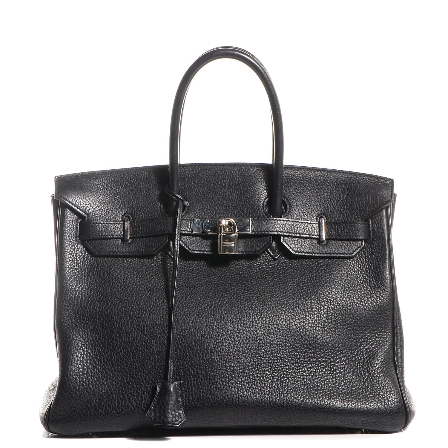 Hermes Taurillon Clemence Birkin 35 Black 1 of 21