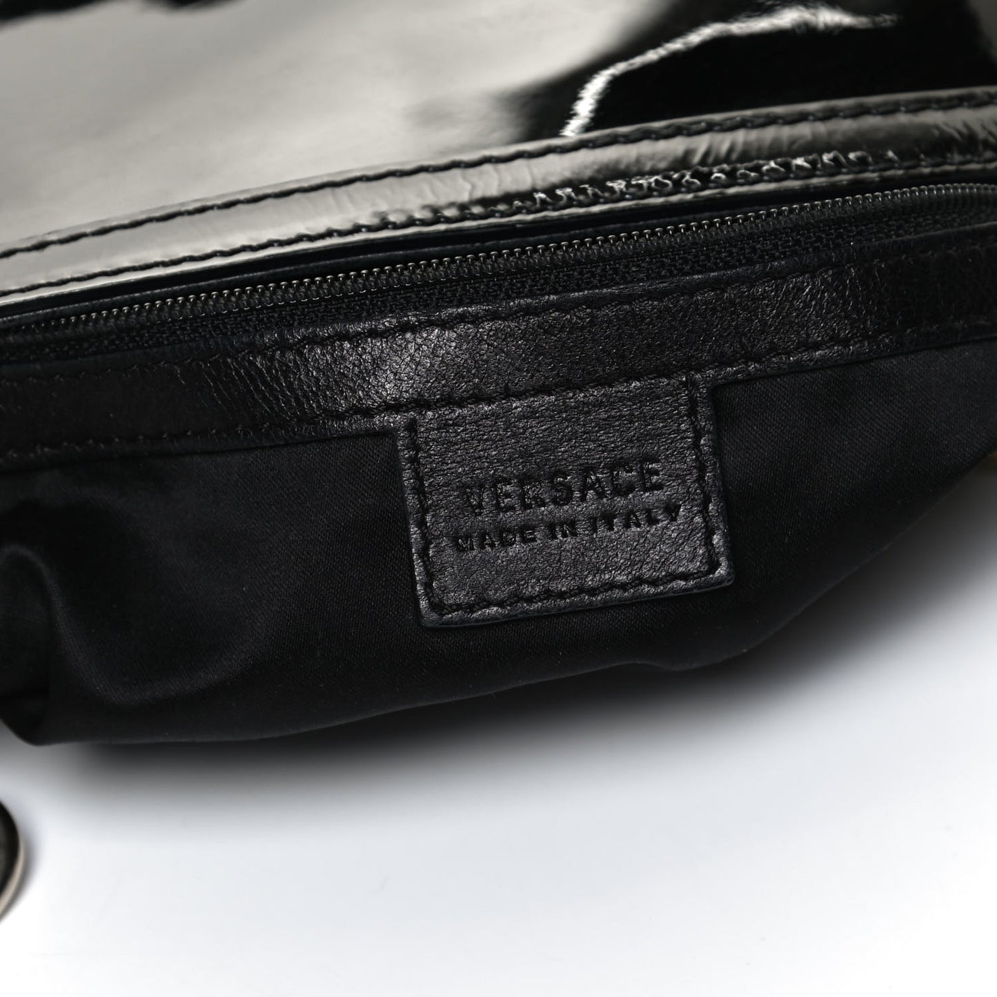 Patent Medusa Tote Black