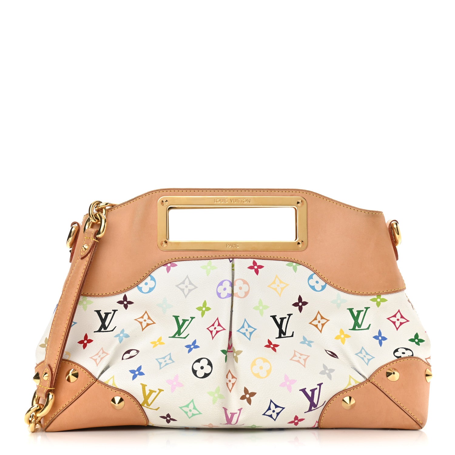 Louis Vuitton Monogram Multicolor Judy MM White 1 of 10