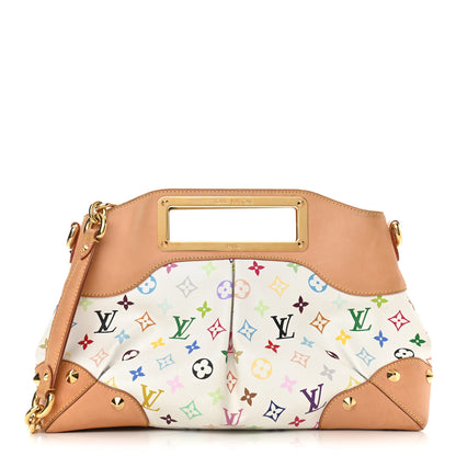 Louis Vuitton Monogram Multicolor Judy MM White 1 of 10