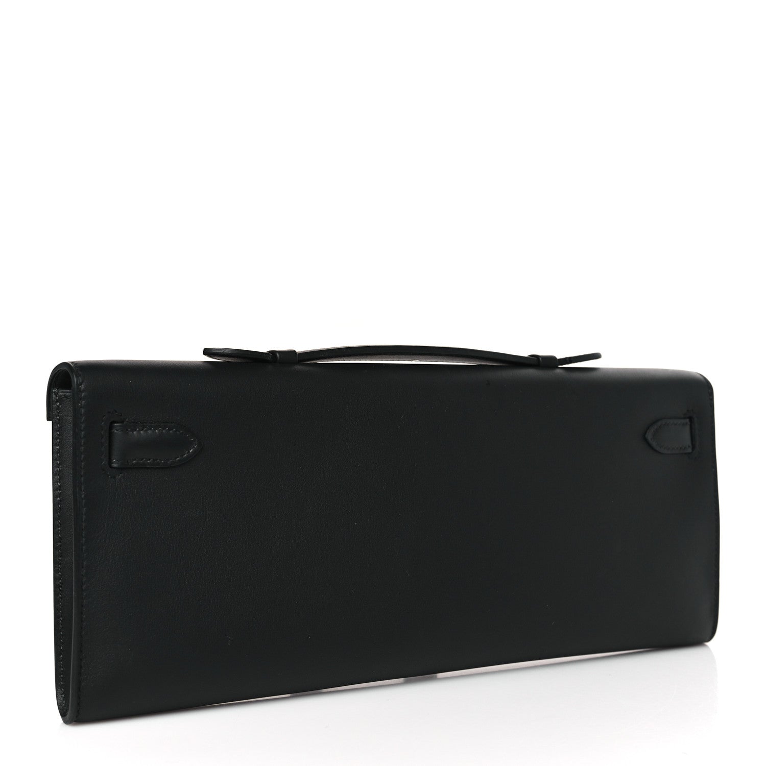 Hermes Swift Kelly Cut Clutch Pochette Black 3 of 10