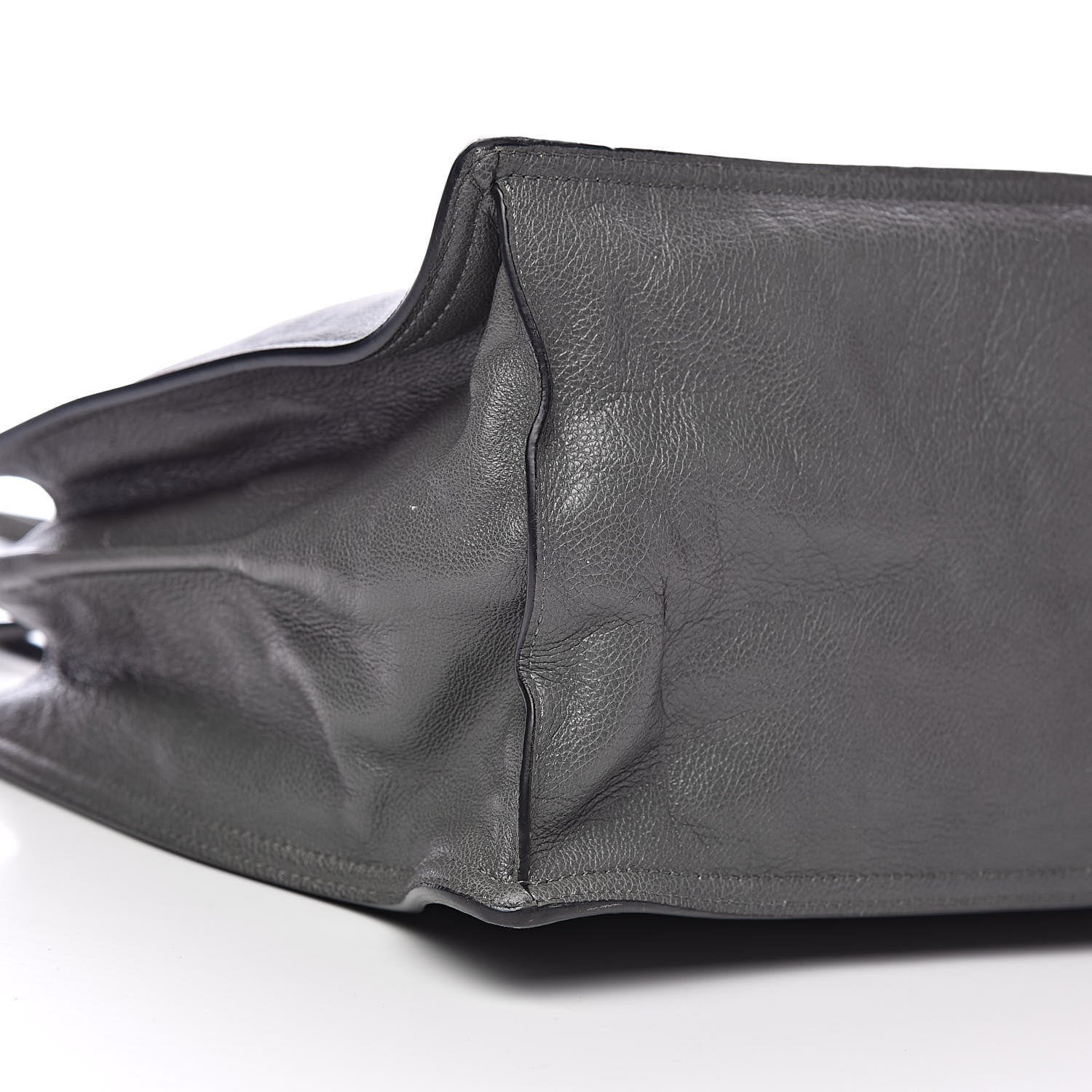 Prada Glace Calfskin Etiquette Shopping Bag Marine Astrale 10 of 12