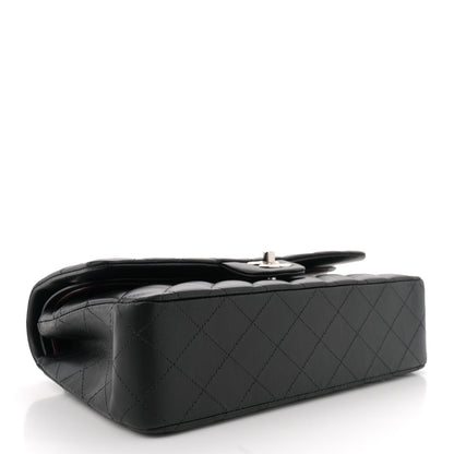 Chanel Lambskin Quilted Medium Double Flap Black 4 of 11