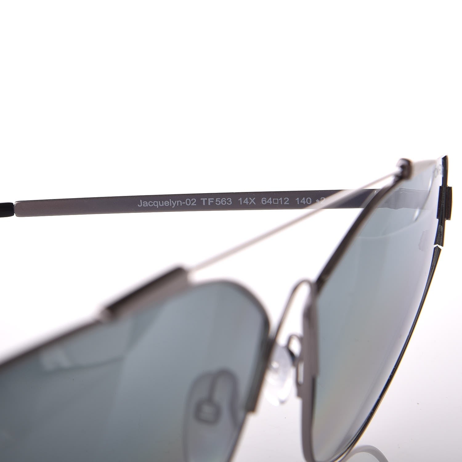 Tom Ford Jacquelyn Sunglasses TF563 Light Ruthenium 5 of 8