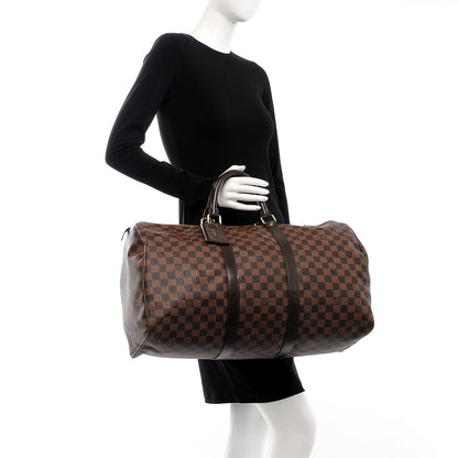 Louis Vuitton Damier Ebene Keepall 50 2 of 13
