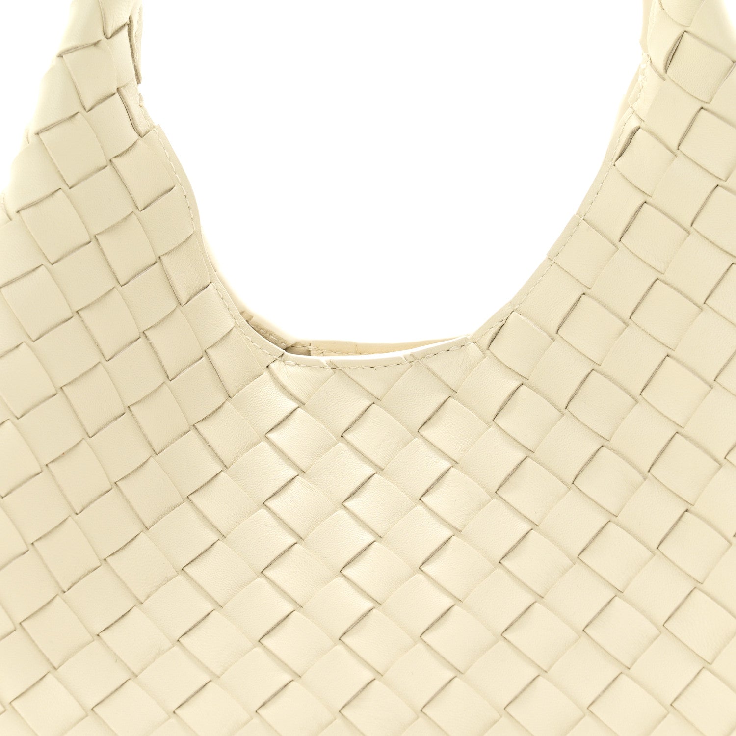 Bottega Veneta Nappa Intrecciato Small Campana Shoulder Bag Sea Salt 8 of 10
