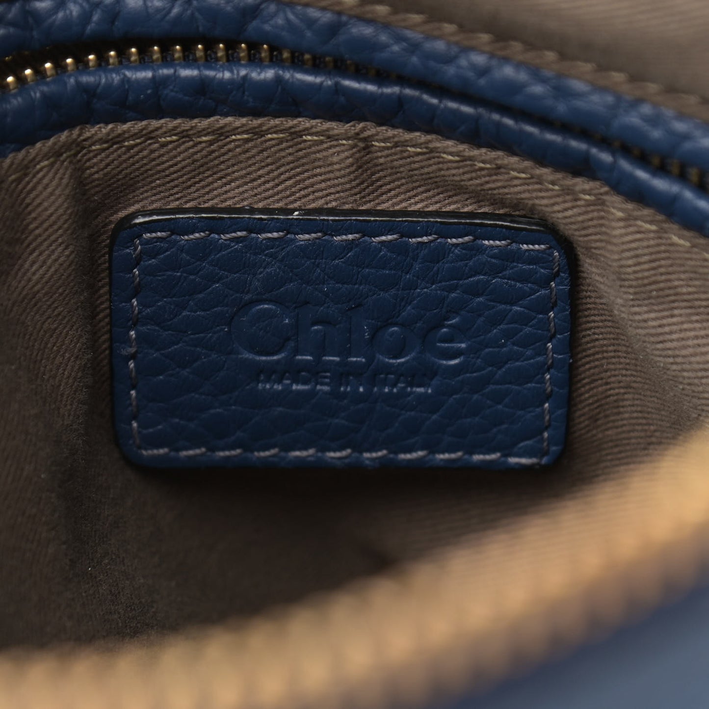 Calfskin Medium Marcie Satchel Royal Navy