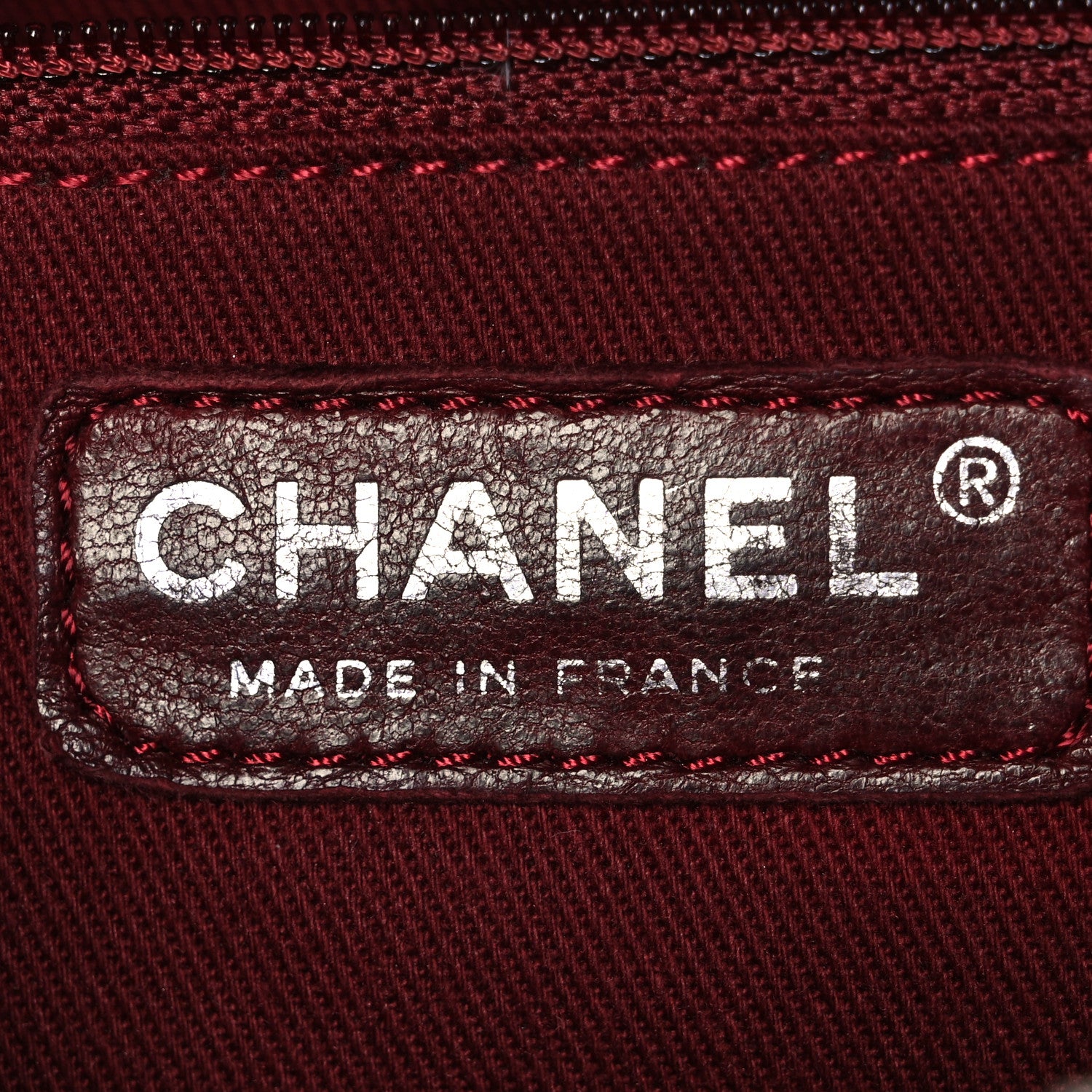 Chanel Aged Calfskin Quilted Cotton Club Bowler Blue 5 of 10