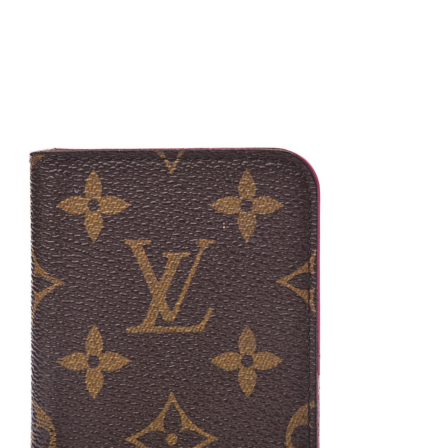 Monogram iPhone X Folio Case Rose Pop