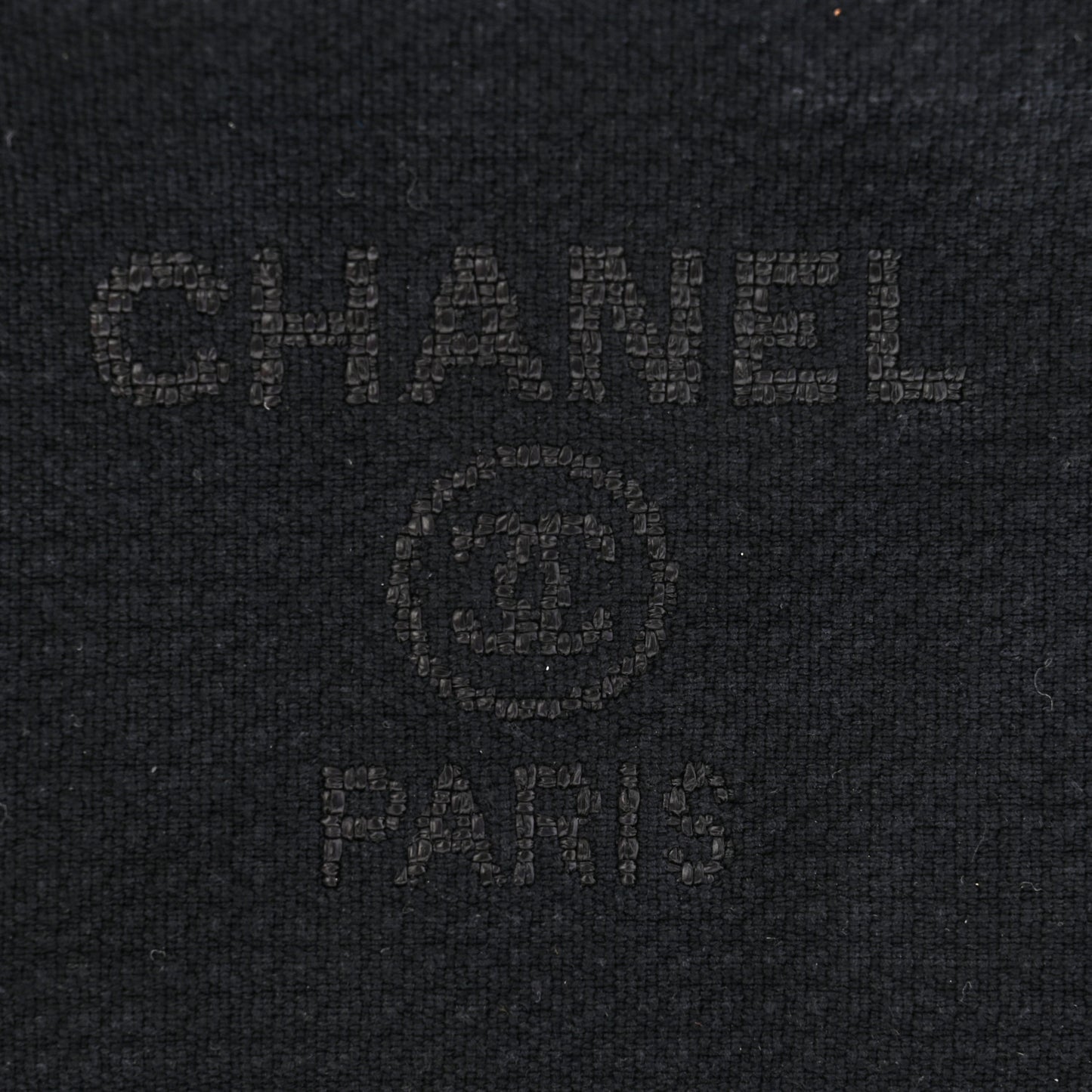 Mixed Fibers Small Deauville Pouch Black