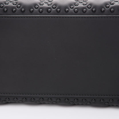 Christian Dior UItra Matte Calfskin Cannage Studded Medium Supple Lady Dior Black 10 of 11