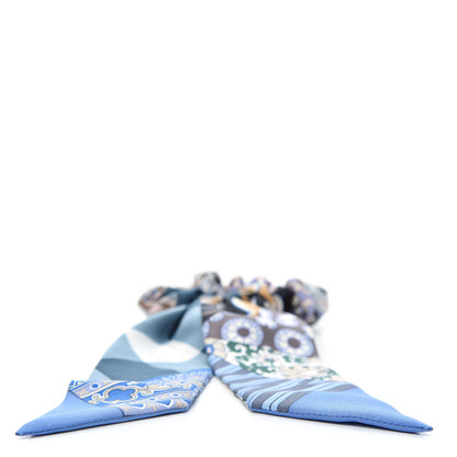 Hermes Silk Twilly Scrunchie 3 of 5
