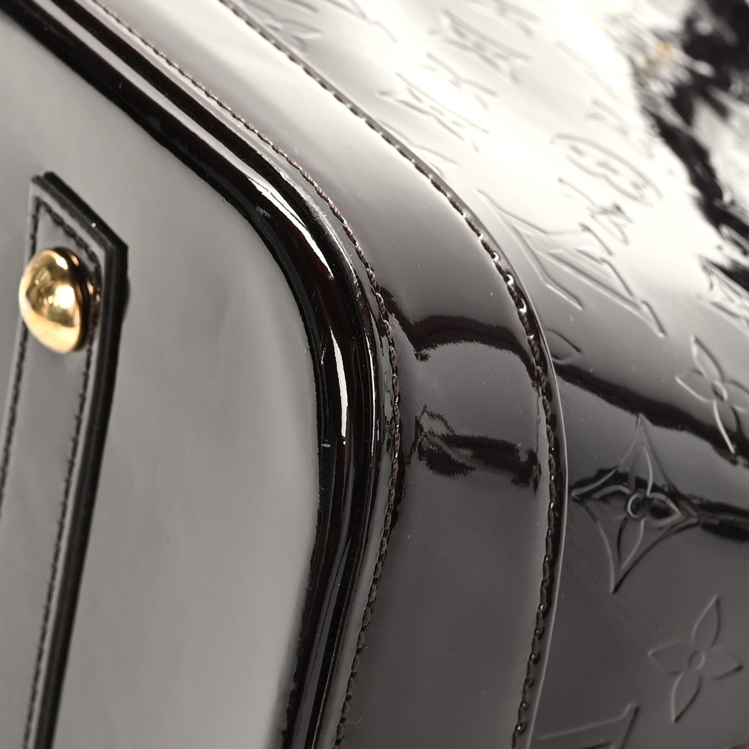 Louis Vuitton Vernis Alma GM Amarante 8 of 10
