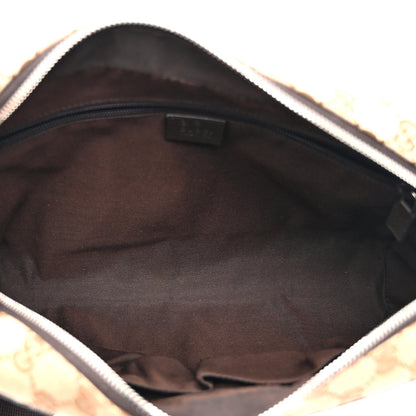 Gucci Monogram Dollar Calfskin Large Camera Case Beige Ebony Testa di Moro Marrone Scuro 5 of 11