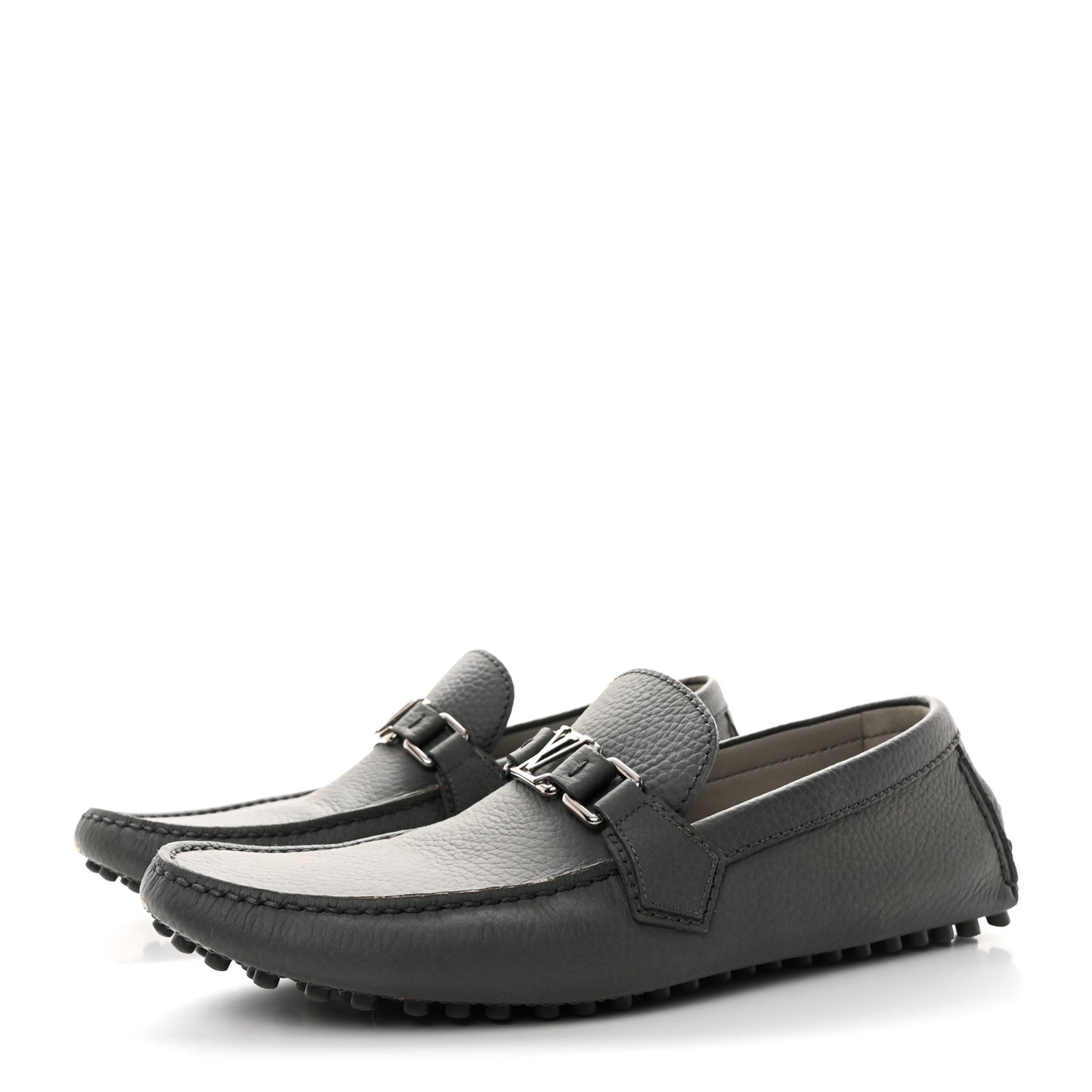 Calfskin Hockenheim Moccasin Loafers 8 Grey