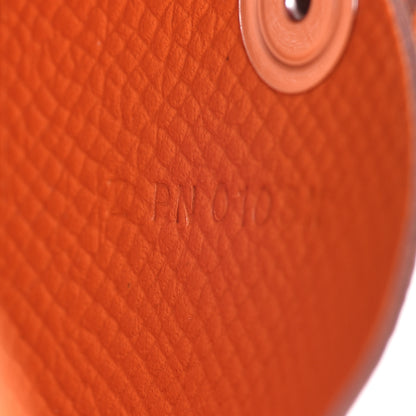 Hermes Epsom Calvi Card Case Orange 7 of 8