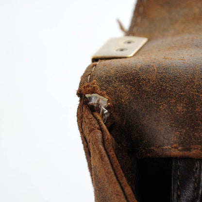 Chanel Nubuck Quilted Large Boy Flap Brown 9 of 11