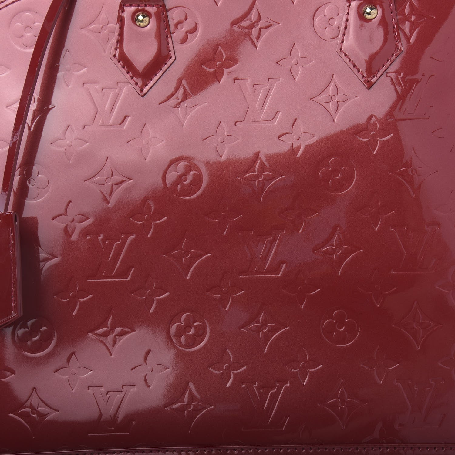 Louis Vuitton Vernis Alma GM Pomme D'Amour 9 of 9