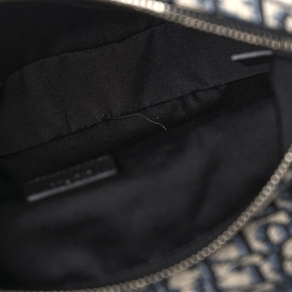 Christian Dior Oblique Mens Saddle Bag Blue 13 of 14