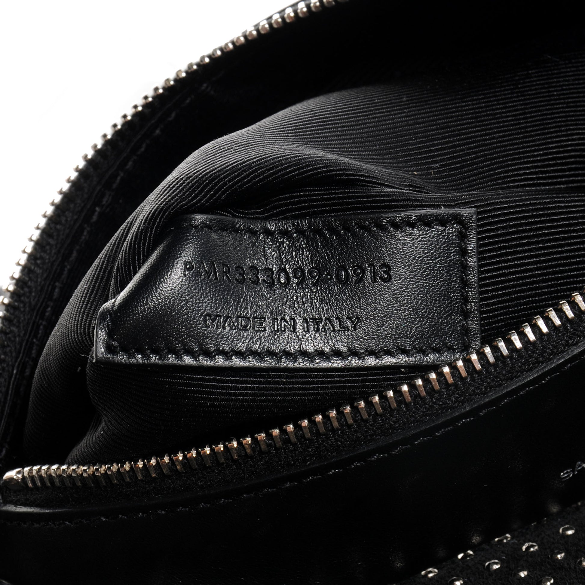 Saint Laurent Leather Studded North South Shopper Tote Black 7 of 7