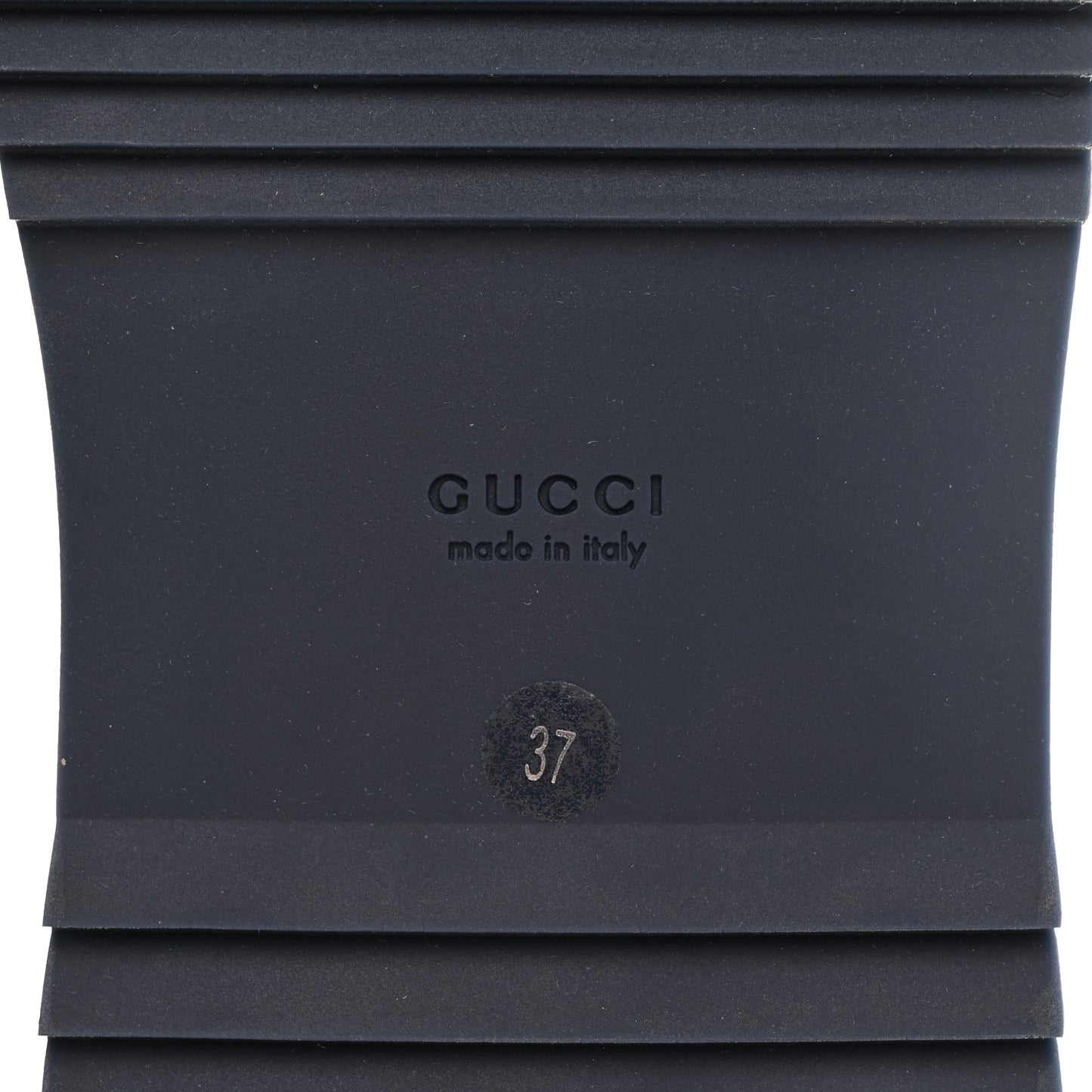 Monogram Criss Cross Platform Slide Sandals 37 Beige Blue