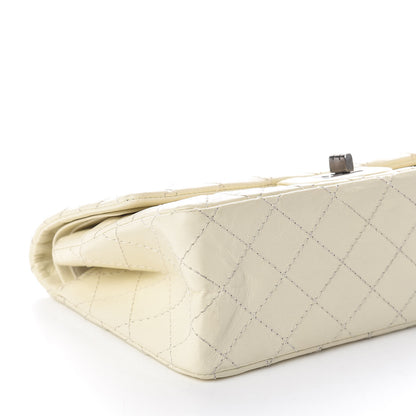 Chanel Aged Calfskin Quilted 2.55 Reissue 225 Flap White 11 of 12
