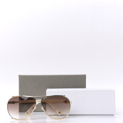 Christian Dior Chicago 2 Aviator Sunglasses White 7 of 7