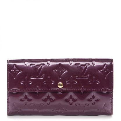 Louis Vuitton Vernis Sarah Wallet Violet 1 of 6