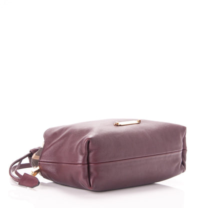 Burberry Calfskin House Check Little Crush Deep Claret 4 of 9
