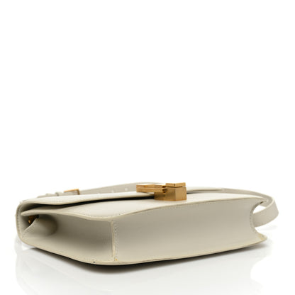 Saint Laurent Smooth Calfskin Carre Satchel Crema Soft 6 of 8