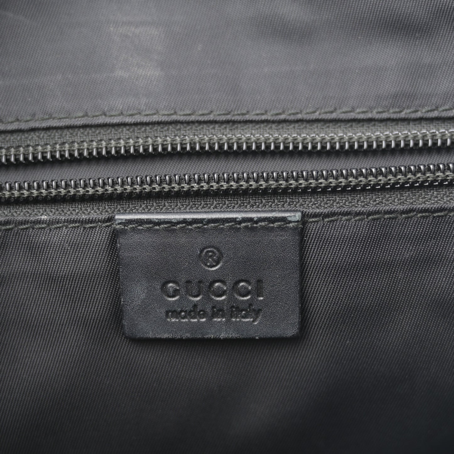 GG Supreme Monogram Web Flap Messenger Bag Black