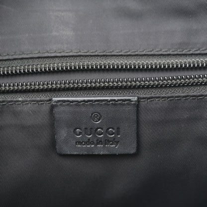 Gucci GG Supreme Monogram Web Flap Messenger Bag Black 10 of 19