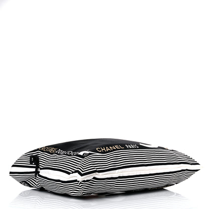 Chanel Canvas CC Paris Venice Bon Bon Tote Black White 4 of 11
