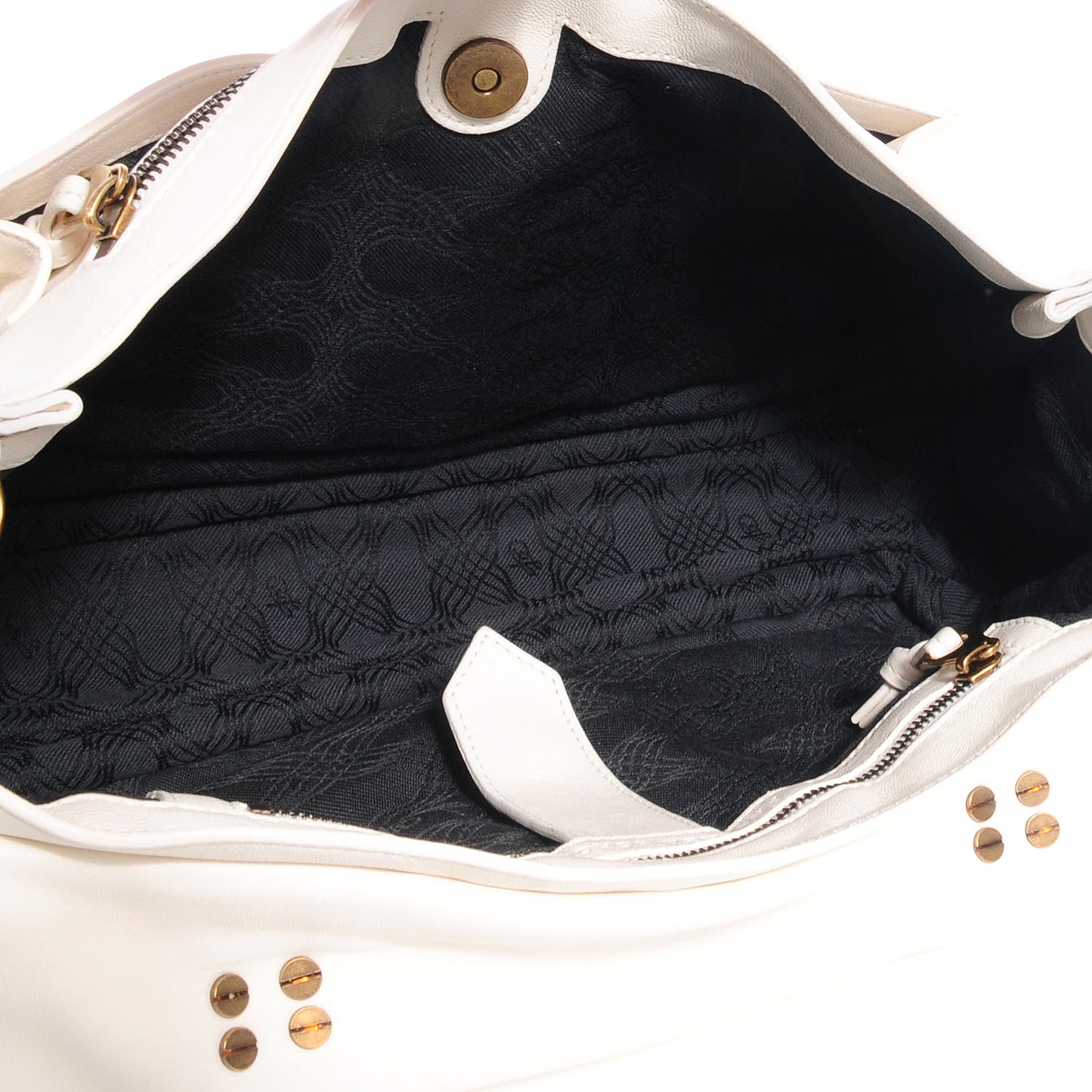 Lambskin PS1 Medium Satchel White