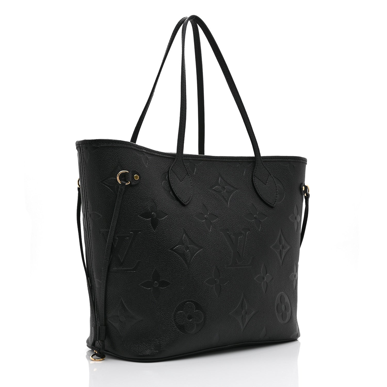 Louis Vuitton Empreinte Monogram Giant Neverfull MM Black 4 of 10