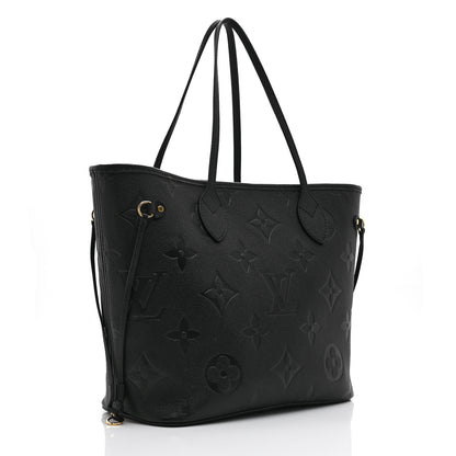 Louis Vuitton Empreinte Monogram Giant Neverfull MM Black 4 of 10