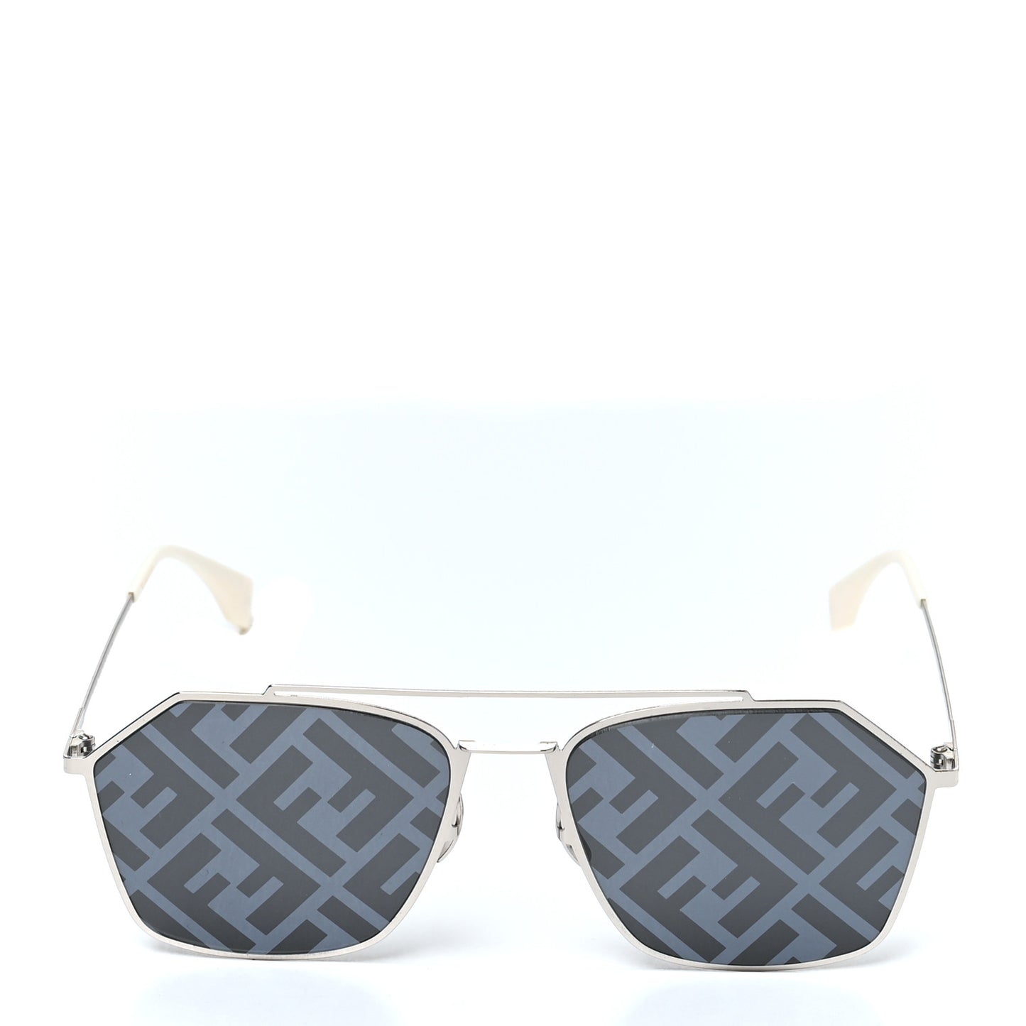 Metal Aviator Sunglasses FFM0022/S Silver