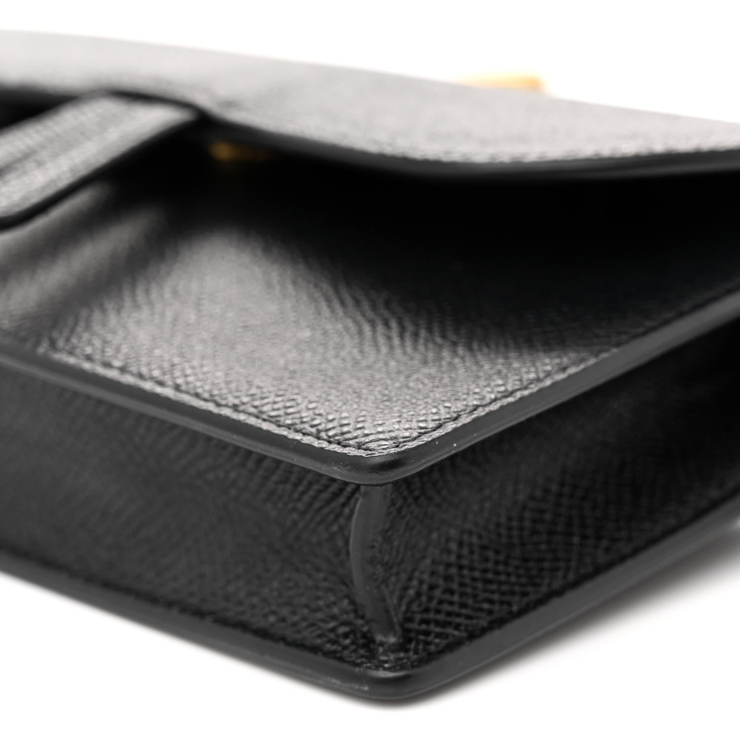 Christian Dior Grained Calfskin Saddle Belt Bag Black 10 of 11