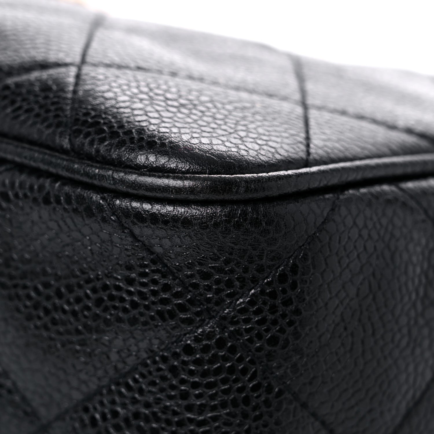 Chanel Caviar Quilted Shoulder Bag Black 10 of 21