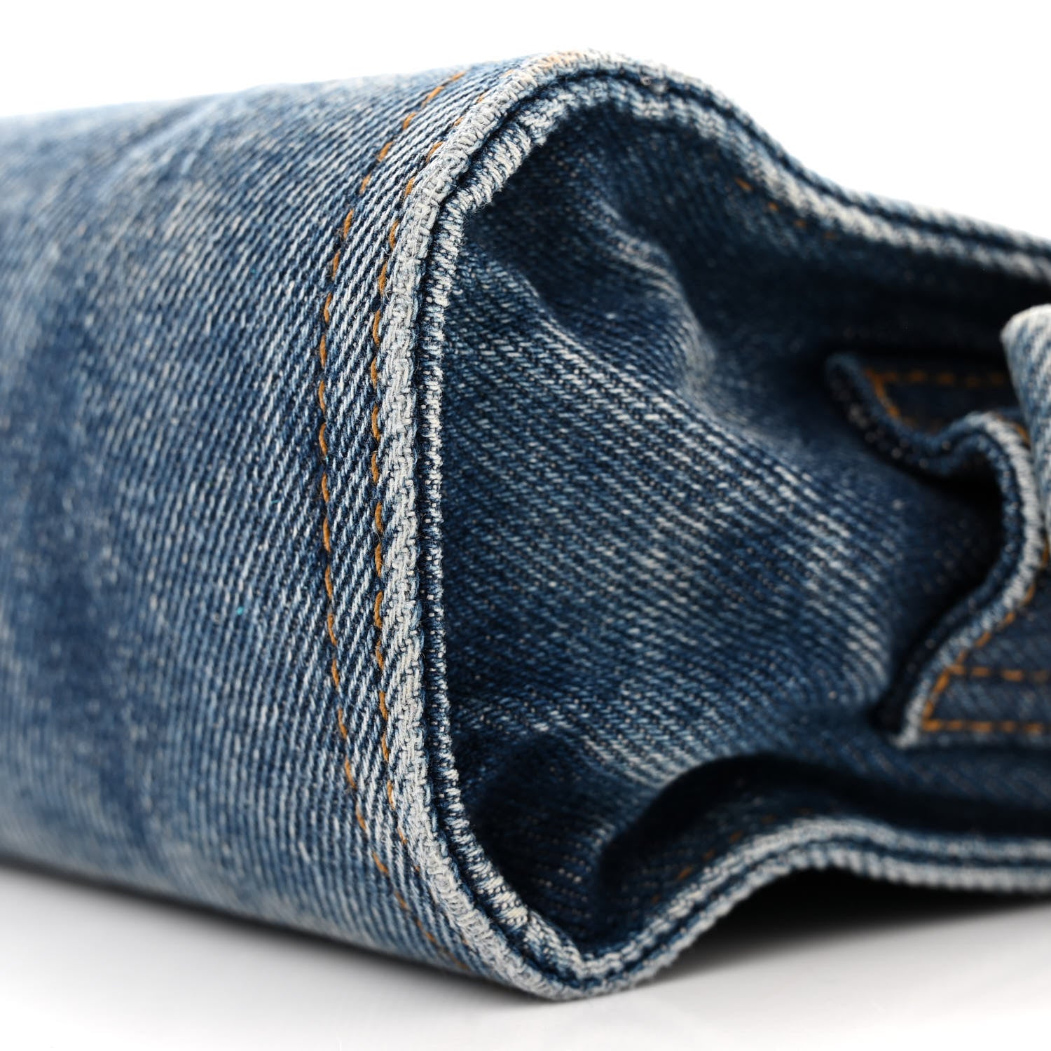 Telfar Denim Small Shopping Bag Blue 10 of 10