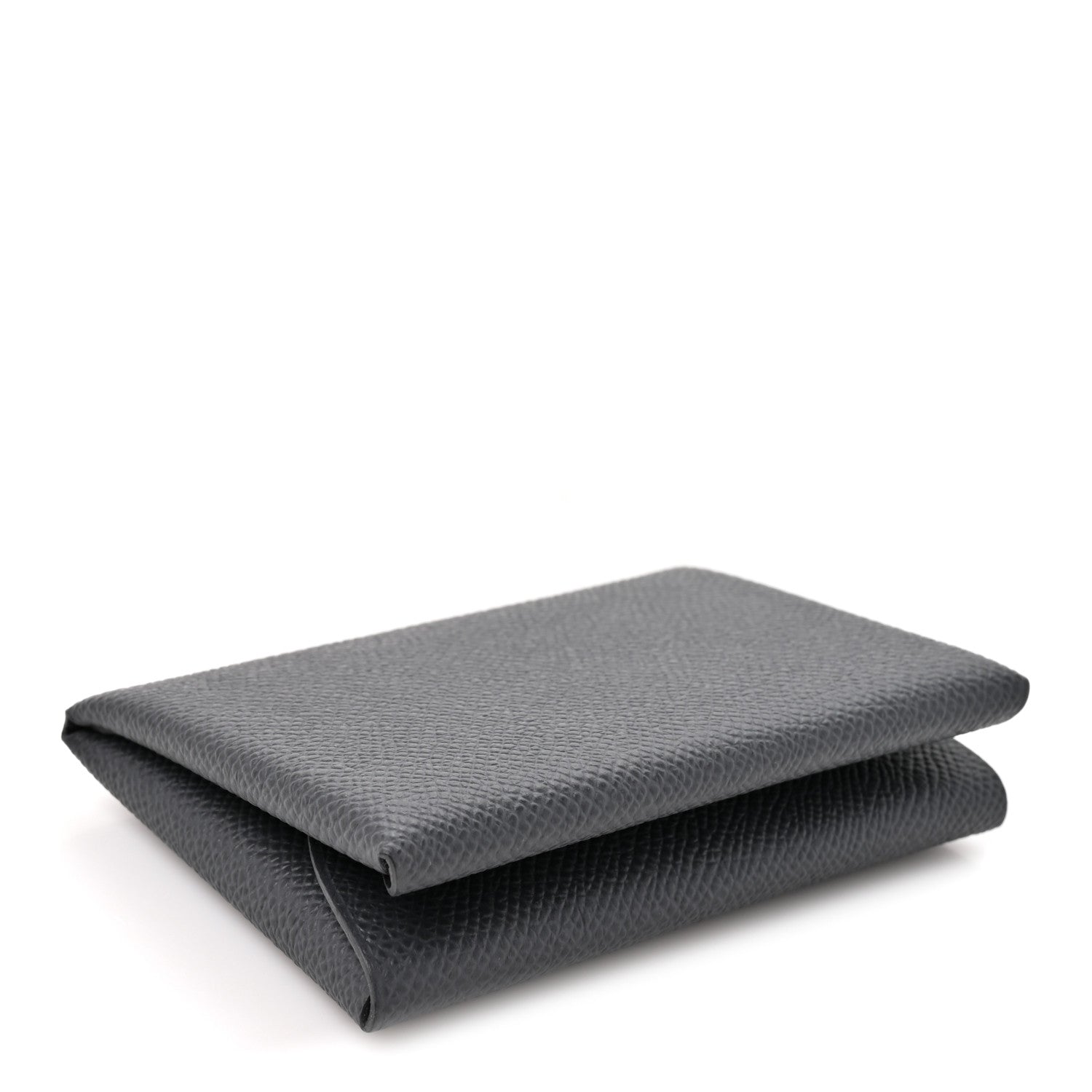 Hermes Epsom Calvi Duo Card Case Ardoise 4 of 9