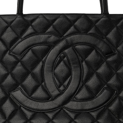 Chanel Caviar Quilted Medallion Tote Black 8 of 11