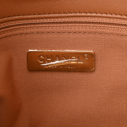 Chanel Lambskin Quilted Medium Chanel 19 Flap Brown 6 of 10