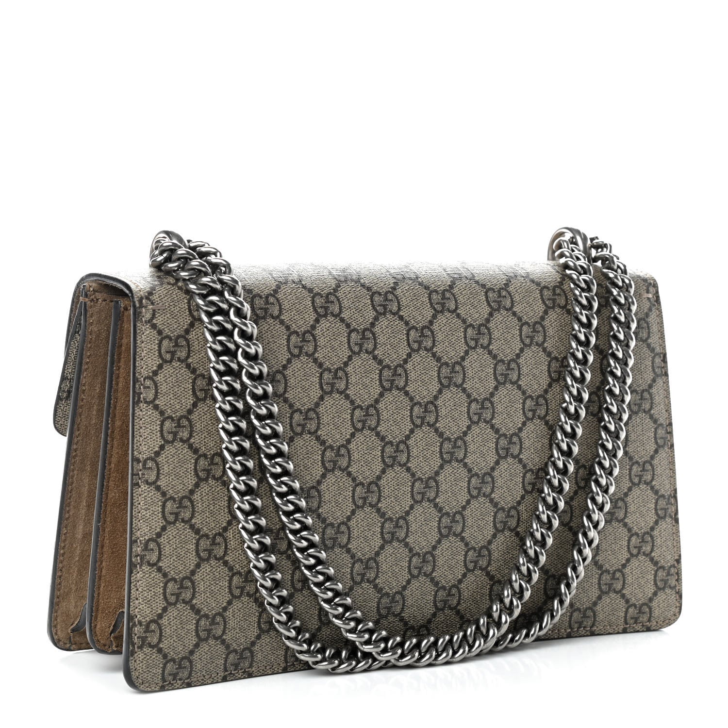 Gucci GG Supreme Monogram Small Dionysus Shoulder Bag Taupe 4 of 10