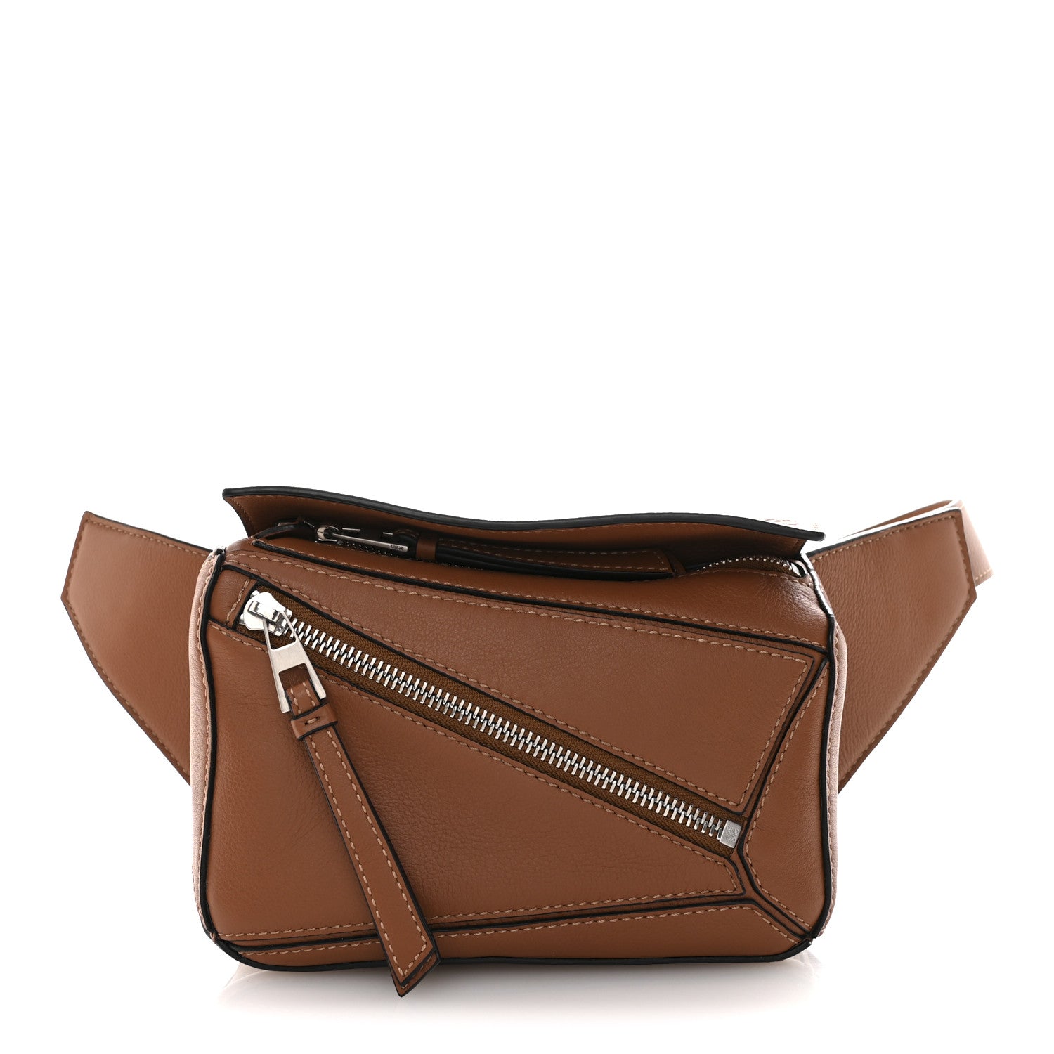 Loewe Calfskin Mini Puzzle Bumbag Tan 1 of 10