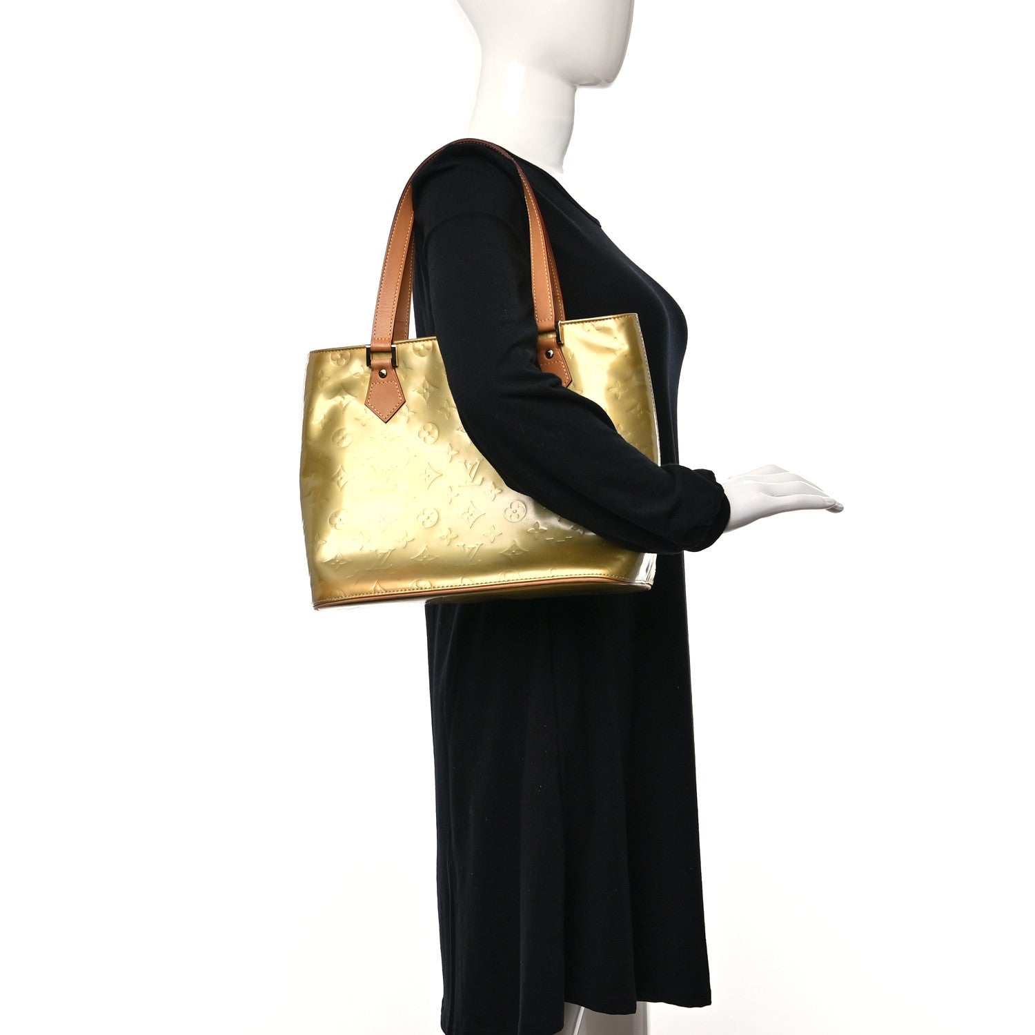 Louis Vuitton Vernis Houston Gold 2 of 11