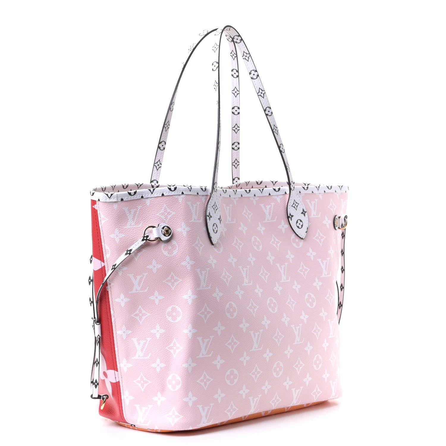 Louis Vuitton Monogram Giant Neverfull MM Rouge 2 of 6