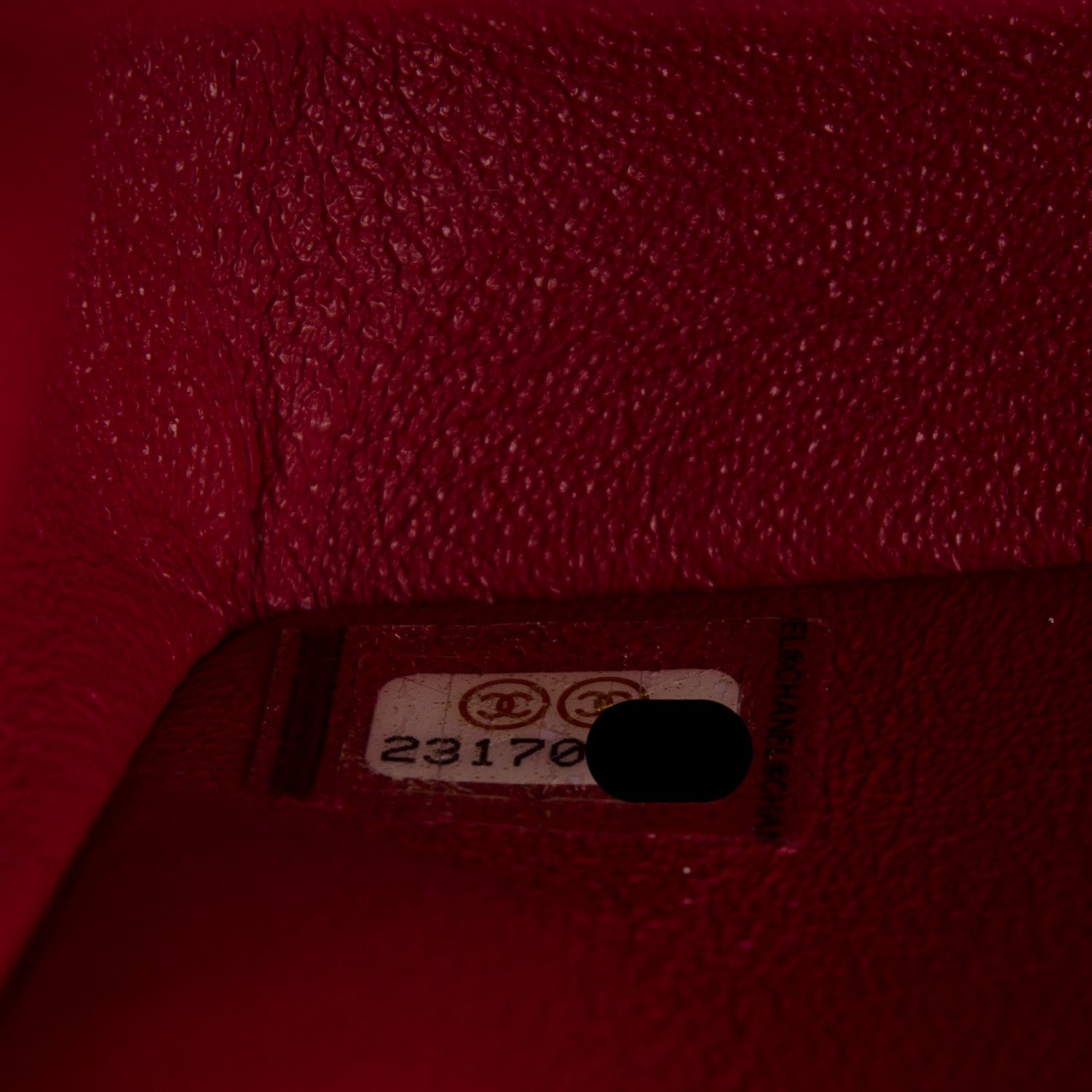 Chanel Lambskin Quilted Mini Rectangular Flap Dark Pink 7 of 7