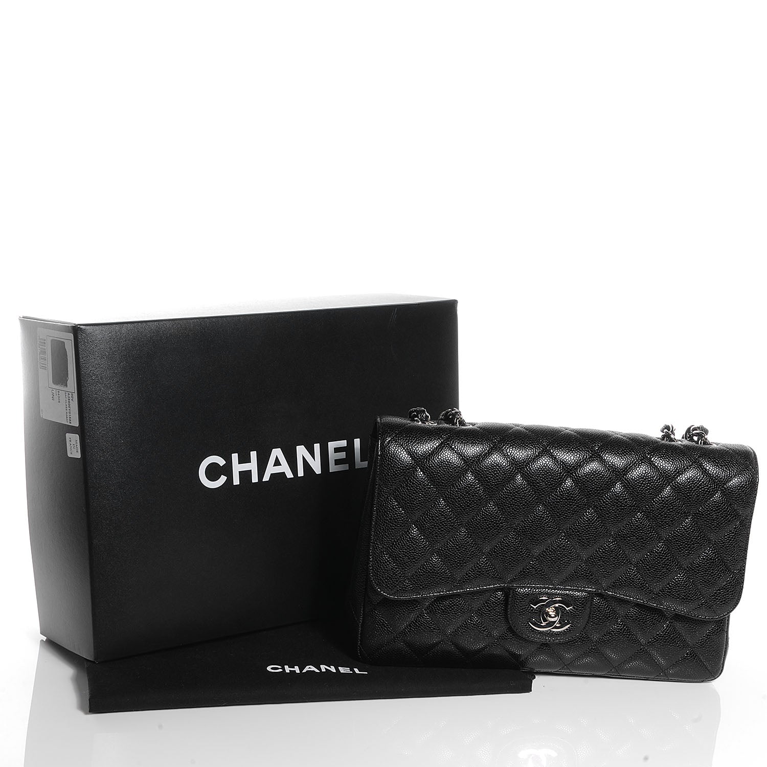 Chanel Caviar Jumbo Single Flap Black 5 of 8