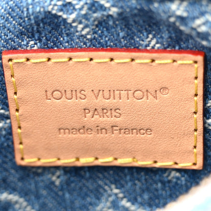 Louis Vuitton Monogram Denim Pochette Valley Blue 6 of 10